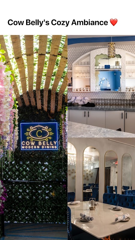 Cow Belly Modern Dining